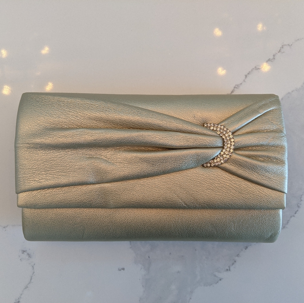 BNWT Gold Convertible Clutch